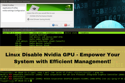 Linux Disable Nvidia GPU